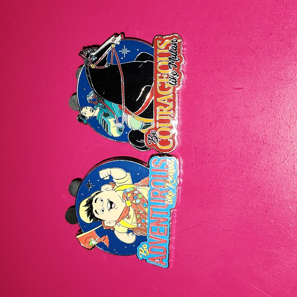Mulan and Russell Be You Disney Pin
